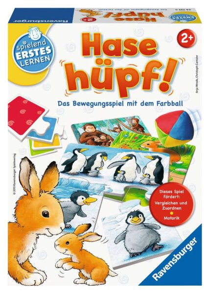 Hase hüpf! - Bewegungsspiel für die Kleinen - Ravensburger 24735