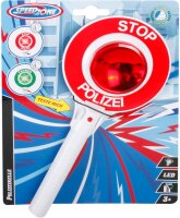 Speedzone Polizeikelle mit 2 LED-Lichtern, W190 x H250 mm