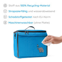 fantifant Baustein-Tasche L meerblau