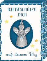 Schmuckanhänger - Kleiner Schutzengel: Ich bin immer...