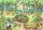 Kinderpuzzle 05673 Tiere im Wald und auf der Wiese 2x12 Teile + Wissensposter