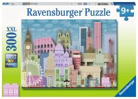 Kinderpuzzle 13355 Buntes Europa 300 Teile