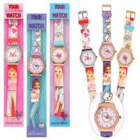 TOPModel Silikon Armbanduhr mit Metallgehäuse