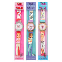 TOPModel Silikon Armbanduhr mit Metallgehäuse