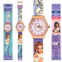 TOPModel Silikon Armbanduhr mit Metallgehäuse
