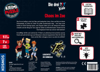 Krimi Puzzle: Die drei ??? Kids - Chaos im Zoo