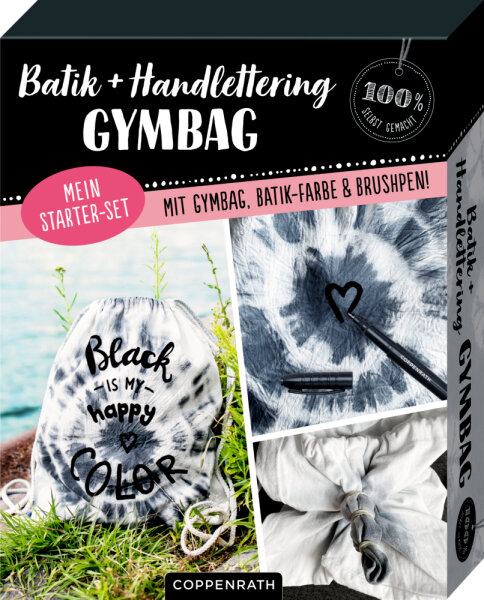 Mein Batik+Handlettering Starter-Set - Gymbag