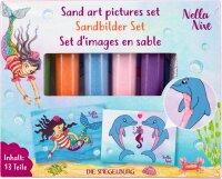 Sandbilder Set Nella Nixe DIY Bastelset Kinder Meerjungfrau Glitzer Kreativ