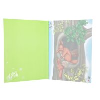 Durchpausbuch Wildtiere Kinder Malbuch Pausbuch Zeichnen lernen Kreativ