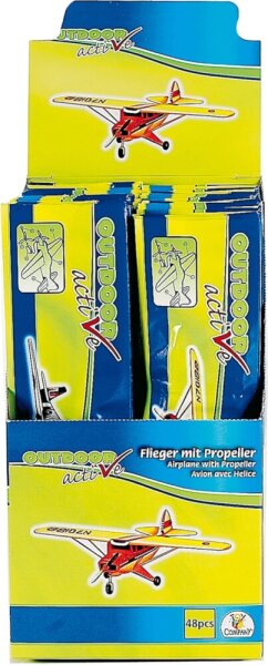 Styropor-Flieger, Länge 18cm, sortiert