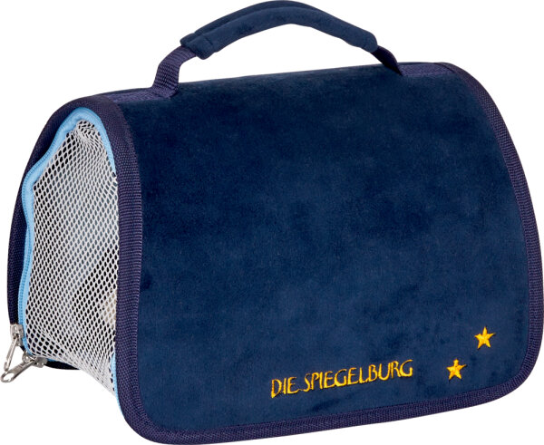 Reisetasche für Plüschtiere, blau - Lustige Tierparade