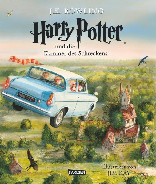 Harry Potter und die Kammer des Schreckens (farbig illustrierte Schmuckausgabe) (Harry Potter 2)