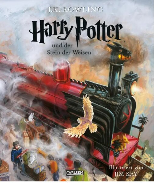 Harry Potter und der Stein der Weisen (farbig illustrierte Schmuckausgabe) (Harry Potter 1)