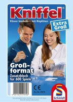 Kniffelblock groß, 100 Blatt, 2 bis 8 Spieler, ab 8...