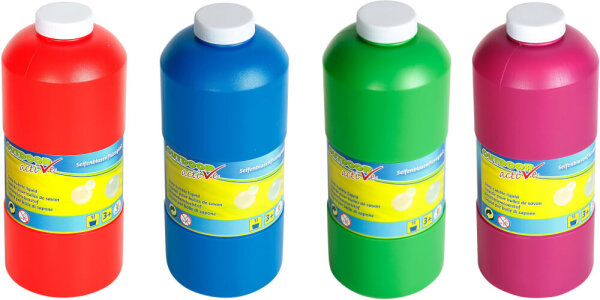 Outdoor active Seifenblasen-Nachfüllflasche, 1.000 ml, ab 3 Jahren, Sortiert