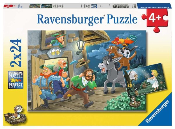 Kinderpuzzle 05719 Märchenstunde 2x24Teile