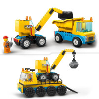 LEGO® City 60391 Baufahrzeuge und Kran mit Abrissbirne