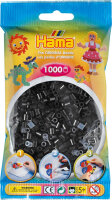 HAMA 207-18 Bügelperlen Midi, schwarz, 1.000...