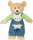 Puppen-Latzhose mit Ringelshirt Bunny Lou, Gr. 35-45 cm