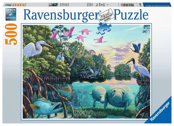 Erwachsenenpuzzle Manatee Moments 500 Teile