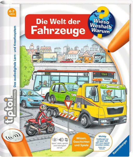 tiptoi Wieso Weshalb Warum Die Welt der Fahrzeuge Ravensburger