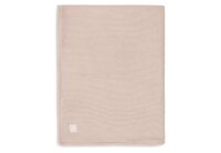 Decke Wiege 75x100cm Basic Knit Wild Rose/Fleece