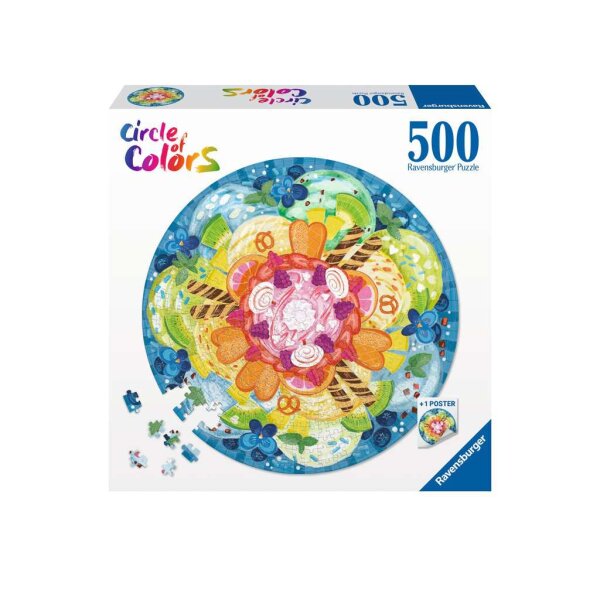 Puzzle 500 Teile - Circle of Colors Ice Cream