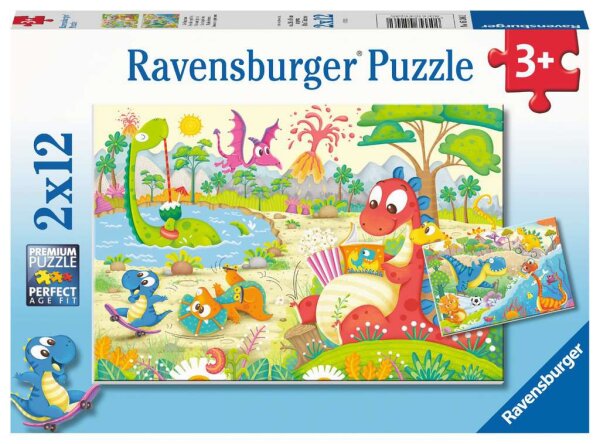 Kinderpuzzle ab 3 Jahren - Lieblingsdinos - 12 Teile