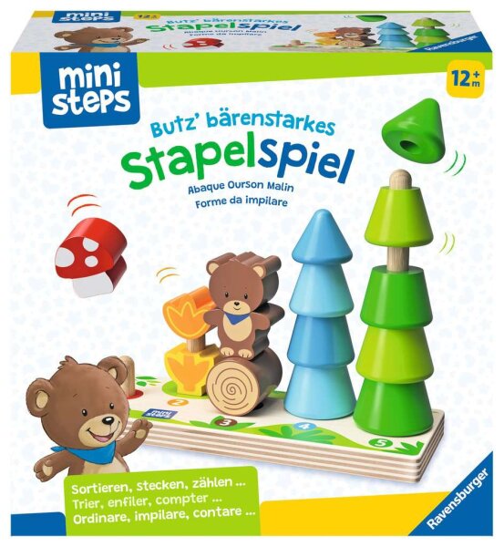 Ravensburger ministeps: Butz‘ bärenstarkes Stapelspiel