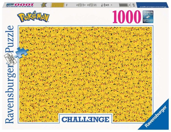 Puzzle 1000 Teile - Pikachu Challenge