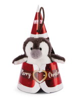 Christmas Pinguin & Eule 10cm mit Loop sortiert