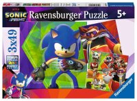 Kinderpuzzle ab 5 Jahren - Die Abenteuer von Sonic - 49...