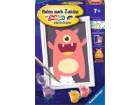 CreArt Rotes Monster - Malen nach Zahlen für Kinder...