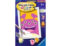 CreArt Lila Monster - Malen nach Zahlen für Kinder...