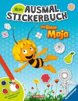 Mein Ausmalstickerbuch: Die Biene Maja