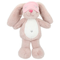 Princess Mimi Plüsch Hase Nelly Rosa Mit Schlafmaske 21 cm