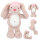 Princess Mimi Plüsch Hase Nelly Rosa Mit Schlafmaske 21 cm