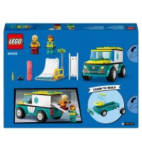 LEGO® City 60403 Rettungswagen und Snowboarder