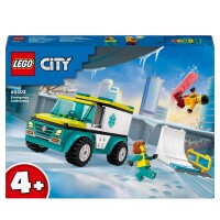 LEGO® City 60403 Rettungswagen und Snowboarder