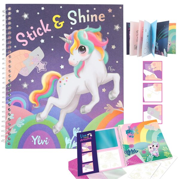 Ylvi Malbuch Stick & Shine