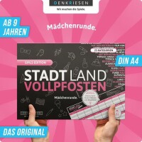 STADT LAND VOLLPFOSTEN® - GIRLS EDITION (DinA4-Format)