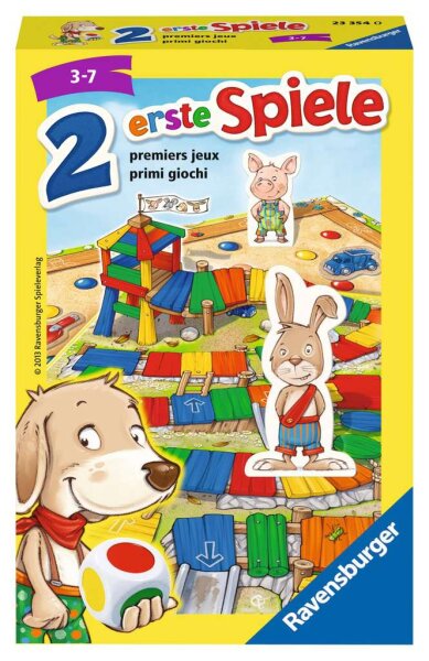 2 erste Spiele - Reisespiel ab 3 Jahren