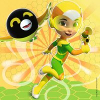 Kinderpuzzle 3x49 Teile - Petronix Defenders - Matt, Jia und Emma