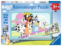 Kinderpuzzle ab 3 Jahren - Spaß mit Bluey - 12 Teile