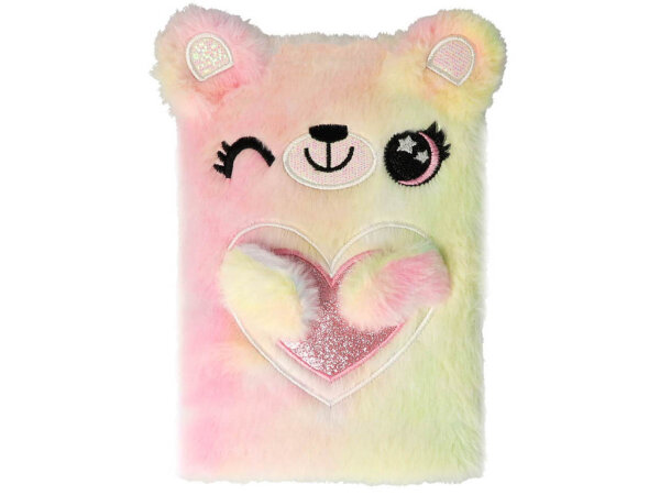 Notizbuch Cutie Bär hell multicolor A5