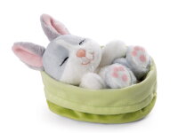 Kuscheltier Sleeping Pets Hase grau 12cm im grünen...