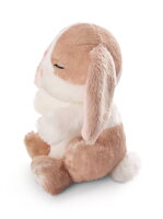 Kuscheltier Sleeping Pets Hase cappuccino 12cm im grünen Körbchen