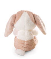 Kuscheltier Sleeping Pets Hase cappuccino 12cm im grünen Körbchen