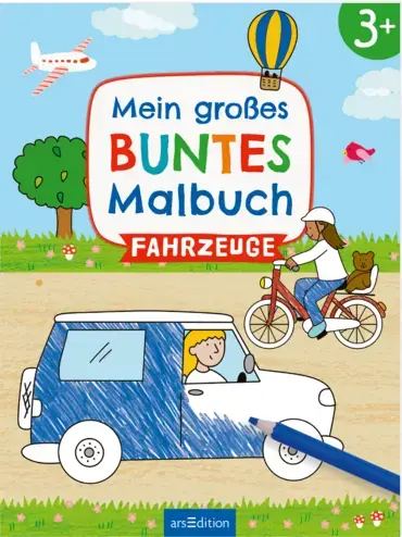 Mein großes buntes Malbuch – Fahrzeuge