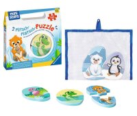 ministeps Plitsch-Platsch-Puzzle Lieblingstiere - Babyspielzeug ab 12 Monaten